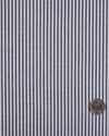 Navy Blue White Candy Stripes Seersucker