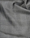 Drago: Super 160s Light Grey Prince of Wales Checks Dress Pant