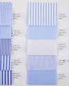 Grandi and Rubinelli Thin Cornflower Blue Stripes Linen