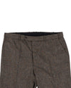 Holland & Sherry Tweed Wool Multicolor Brown Tint - Pink With Blue Orange Point Tweed
