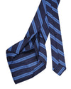Tie-Sky Blue Stripes on Navy