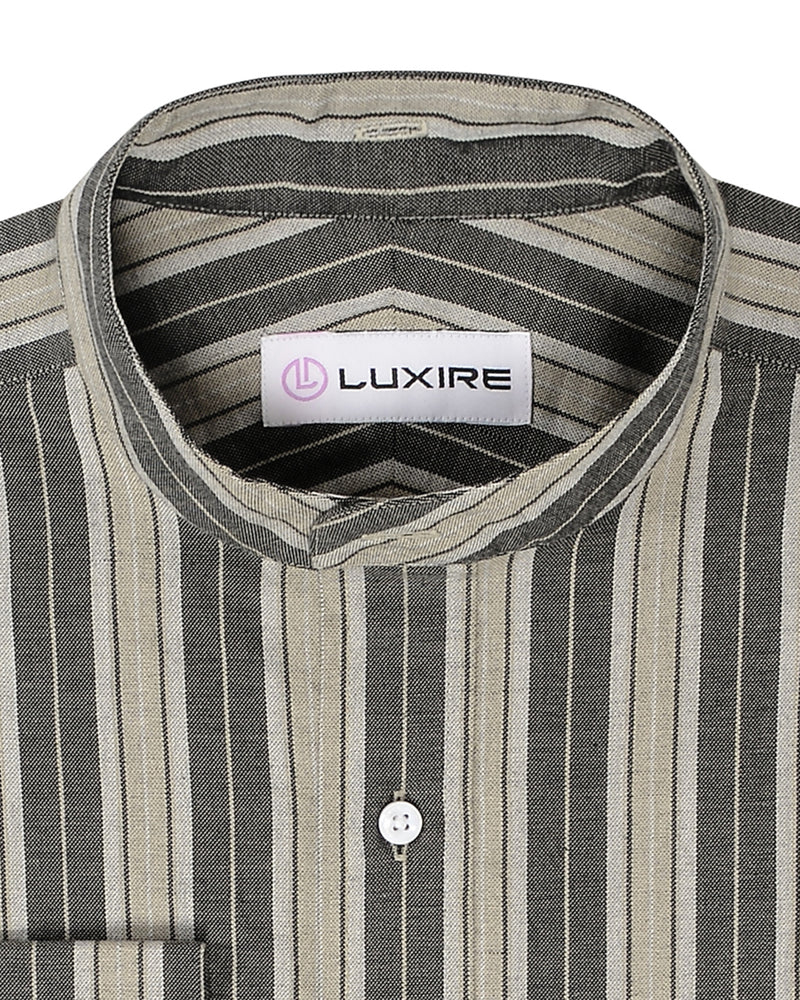 Black Grey Alternate Stripes