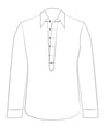 Pullover Shirt in Seersucker Stripes