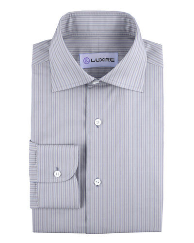 Alumo Grey and Blue Alternate Stripes