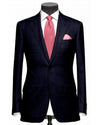 Dugdale Fine Worsted - Navy Self-Stripe Jacket