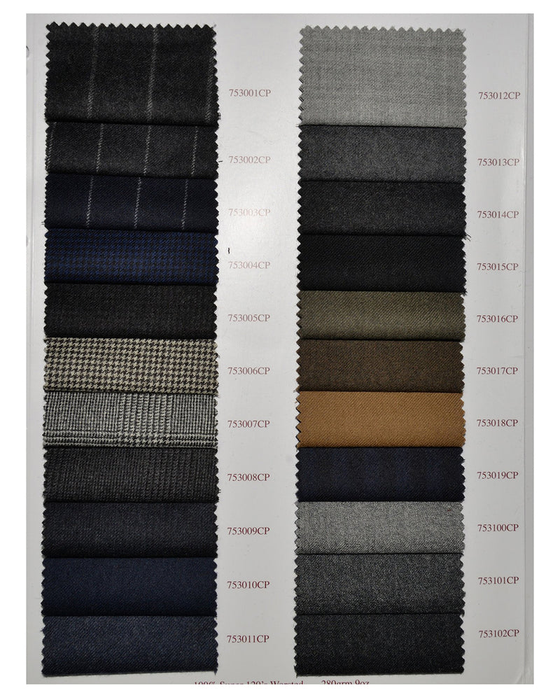 Holland Sherry Classic Worsted Flannel Blue Sprinkle Wth Black