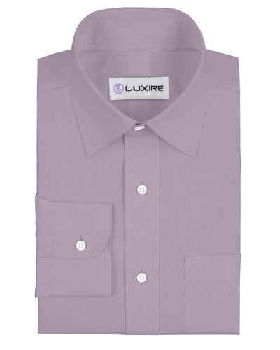 Cotton Poly: Purple Textured Pin Stripes